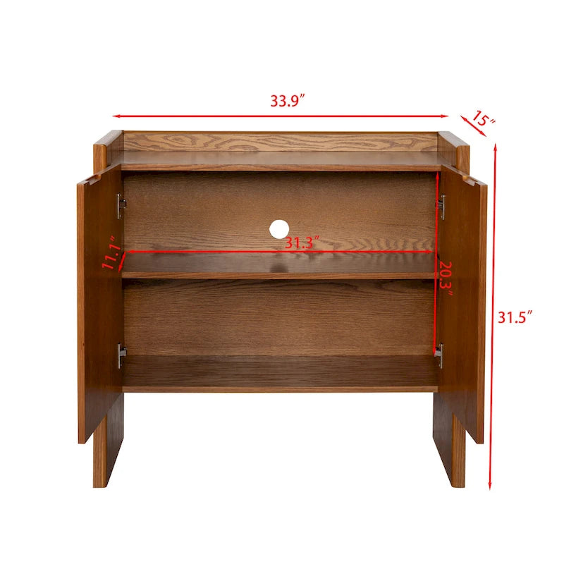 Buffet avec fonction de rangement, meuble de rangement de style campagnard