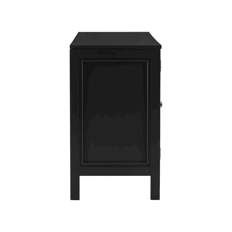 Buffet avec portes incurvées à motifs de volutes