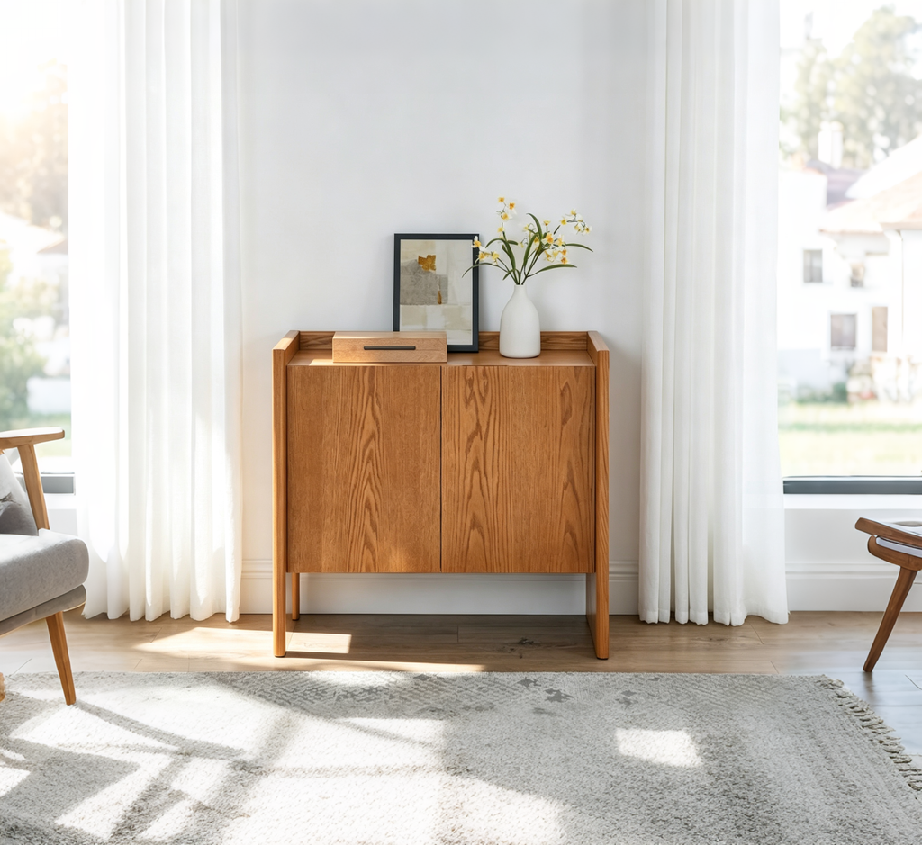 Buffet avec fonction de rangement, meuble de rangement de style campagnard