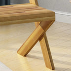 Banc en bois d'acacia