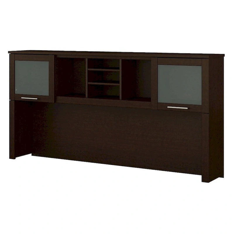 Hutch en finition merisier pour bureau en L (hutch seulement)