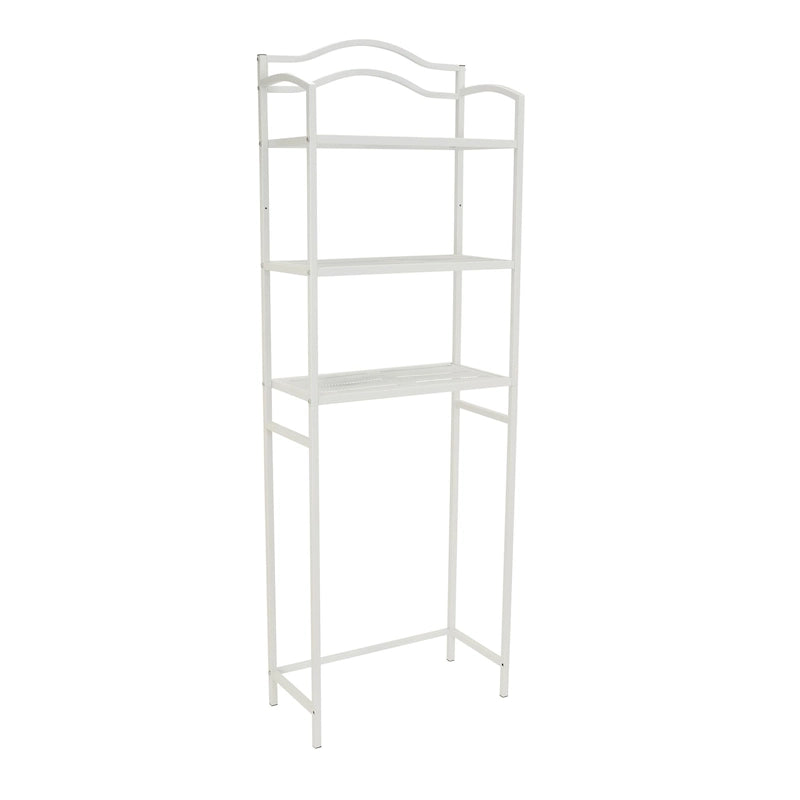 Étagère de rangement de salle de bain 3 niveaux en métal à placer au-dessus des toilettes Household Essentials - 11,6L x 23,5W x 65,5H