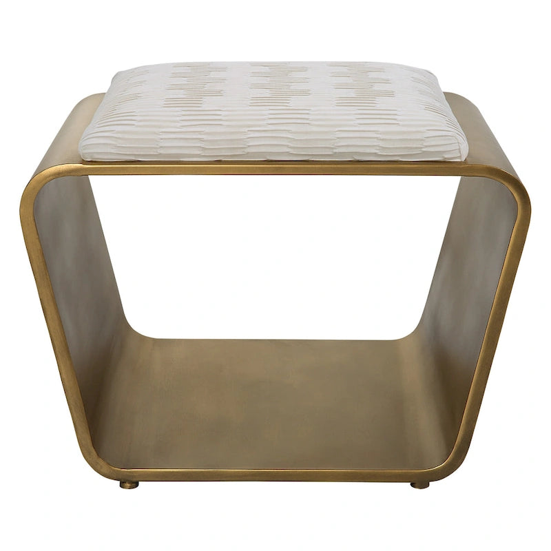 Banc rétro doré