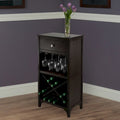 Cave à vin, brun expresso – 19,09 x 12,6 x 37,52 pouces