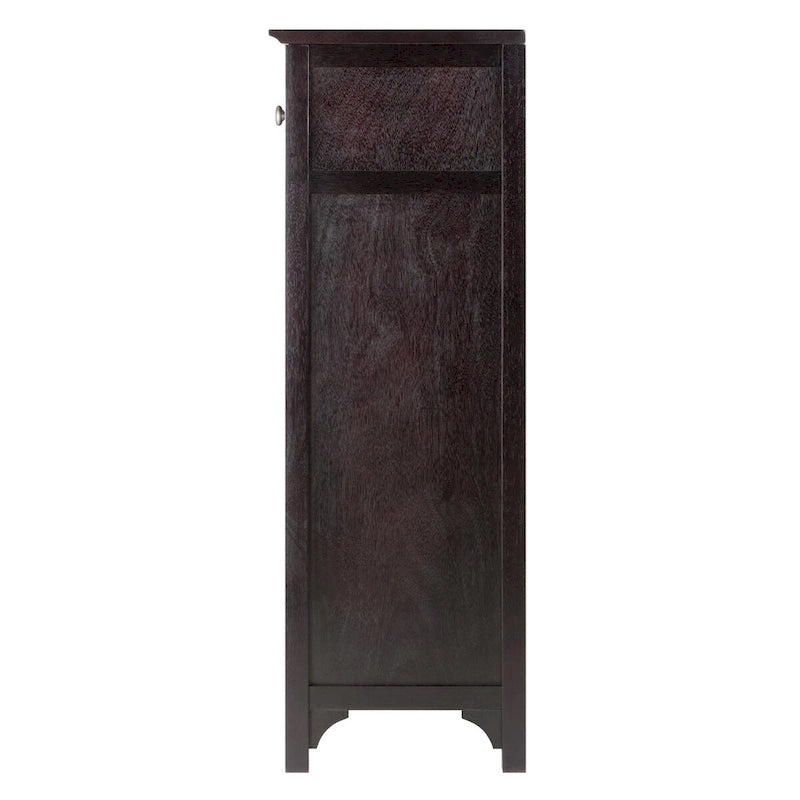 Cave à vin, brun expresso – 19,09 x 12,6 x 37,52 pouces