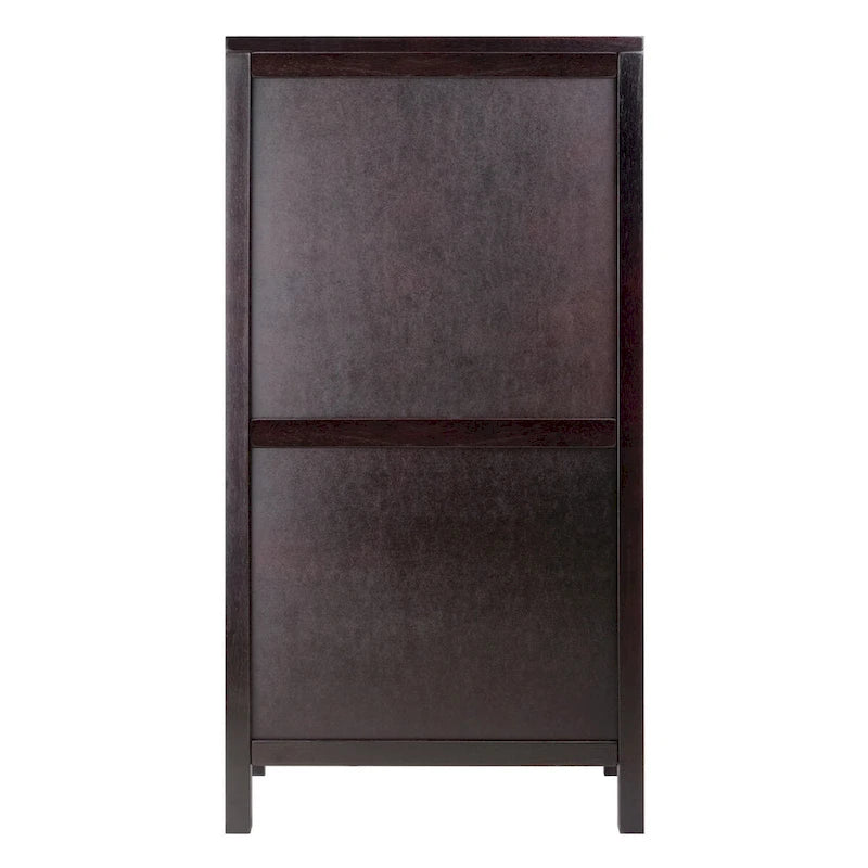 Cave à vin, brun expresso – 19,09 x 12,6 x 37,52 pouces