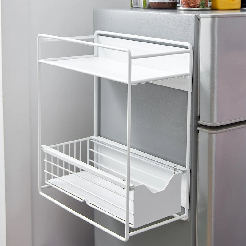 Étagère coulissante magnétique pour réfrigérateur
