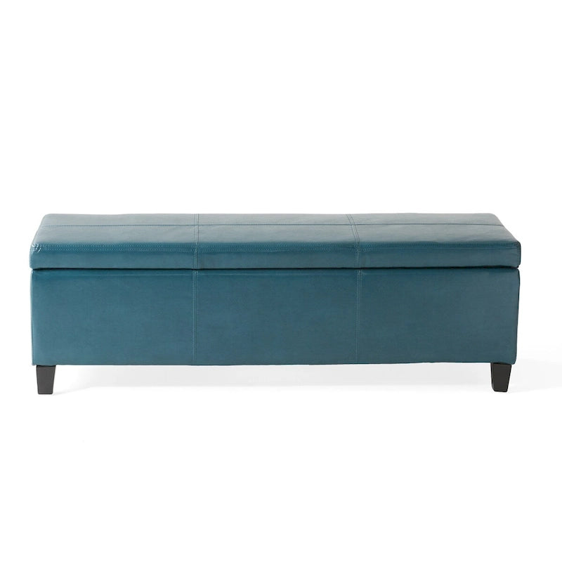 Banc de rangement capitonné pour chambre à coucher, salon, entrée