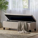 Banc de rangement capitonné pour chambre à coucher, salon, entrée