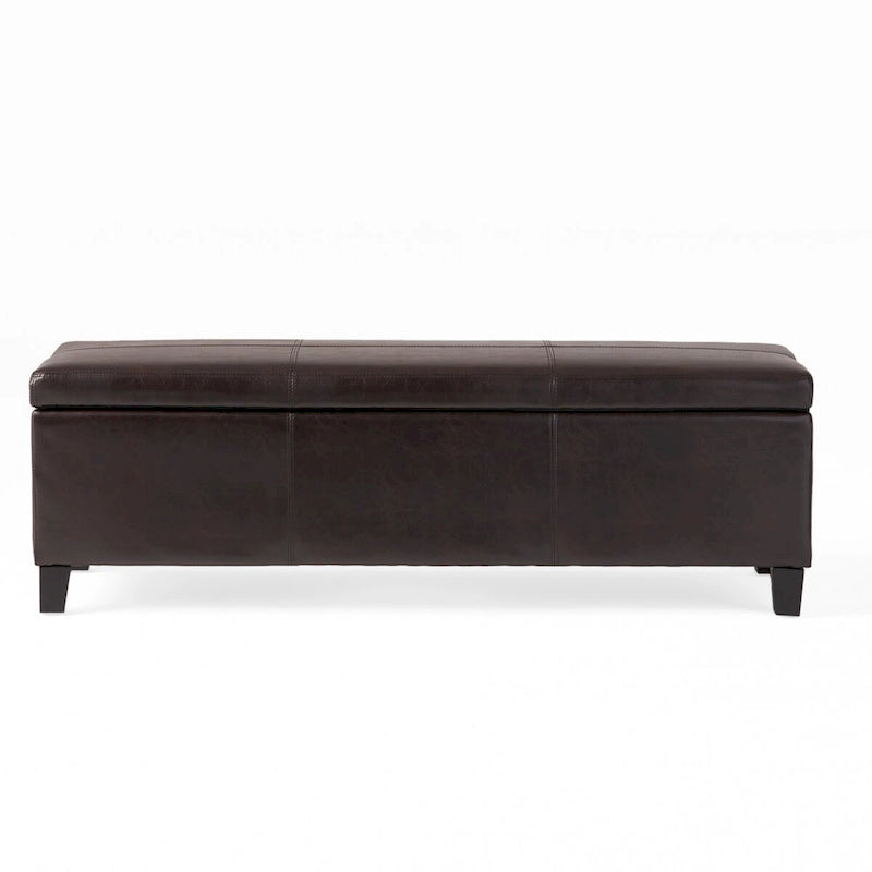 Banc de rangement capitonné pour chambre à coucher, salon, entrée