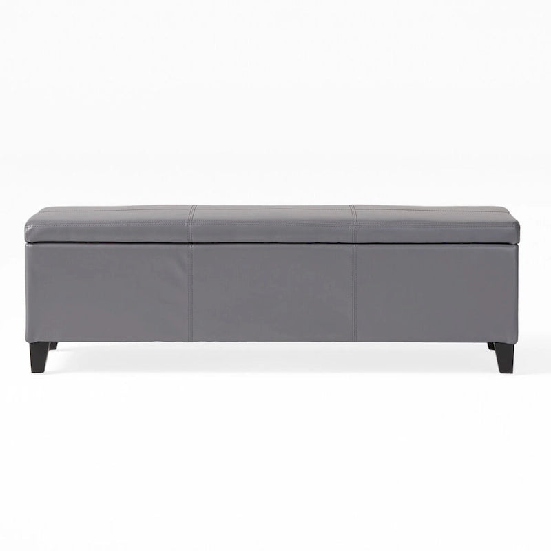 Banc de rangement capitonné pour chambre à coucher, salon, entrée