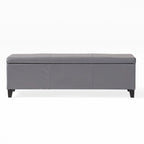 Banc de rangement capitonné pour chambre à coucher, salon, entrée