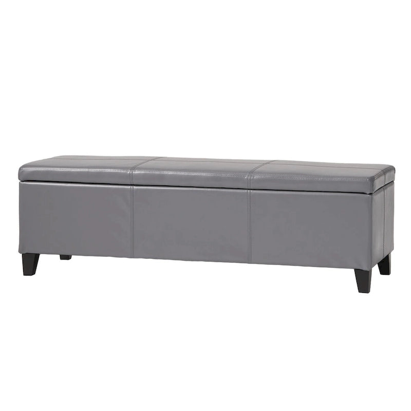 Banc de rangement capitonné pour chambre à coucher, salon, entrée
