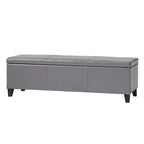 Banc de rangement capitonné pour chambre à coucher, salon, entrée