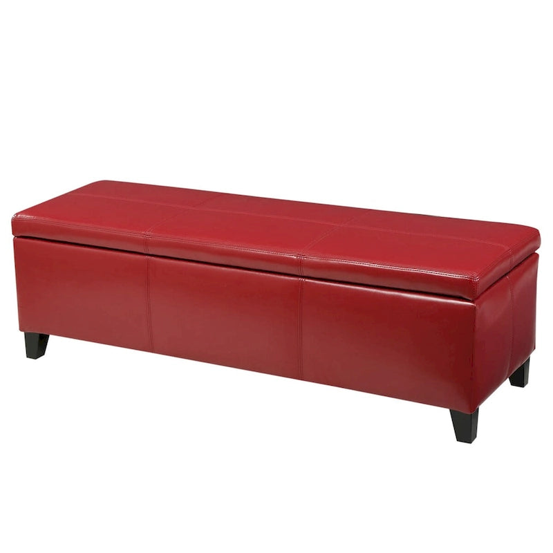 Banc de rangement capitonné pour chambre à coucher, salon, entrée