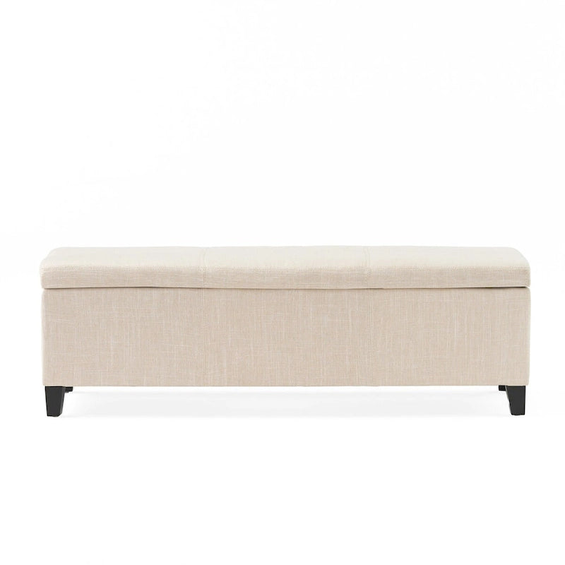 Banc de rangement capitonné pour chambre à coucher, salon, entrée