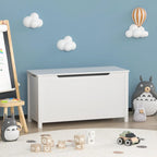 Coffre à jouets en bois pour enfants avec couvercle à charnière de sécurité, pour les 3 ans et plus