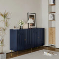Buffet laqué en bois à 4 portes