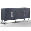 Buffet avec pieds en acrylique