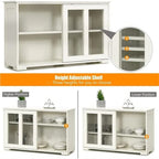 Meuble de Rangement Buffet Superposable - 41.9P x 13L x 24.5H