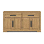 Buffet marron - 65,88cm de large x 19cm de profondeur x 36,13cm de haut