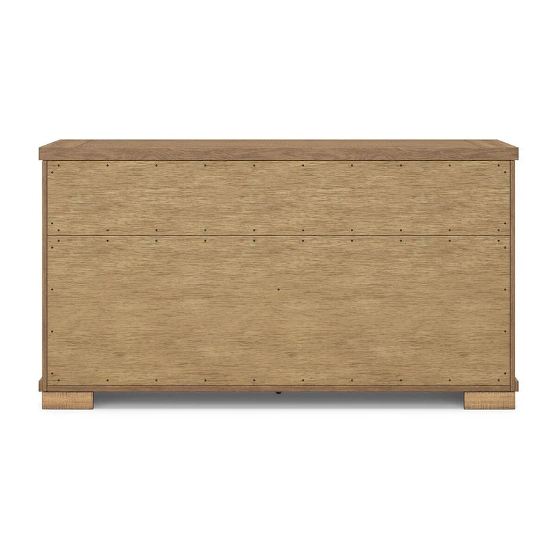 Buffet marron - 65,88cm de large x 19cm de profondeur x 36,13cm de haut