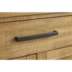 Buffet marron - 65,88cm de large x 19cm de profondeur x 36,13cm de haut