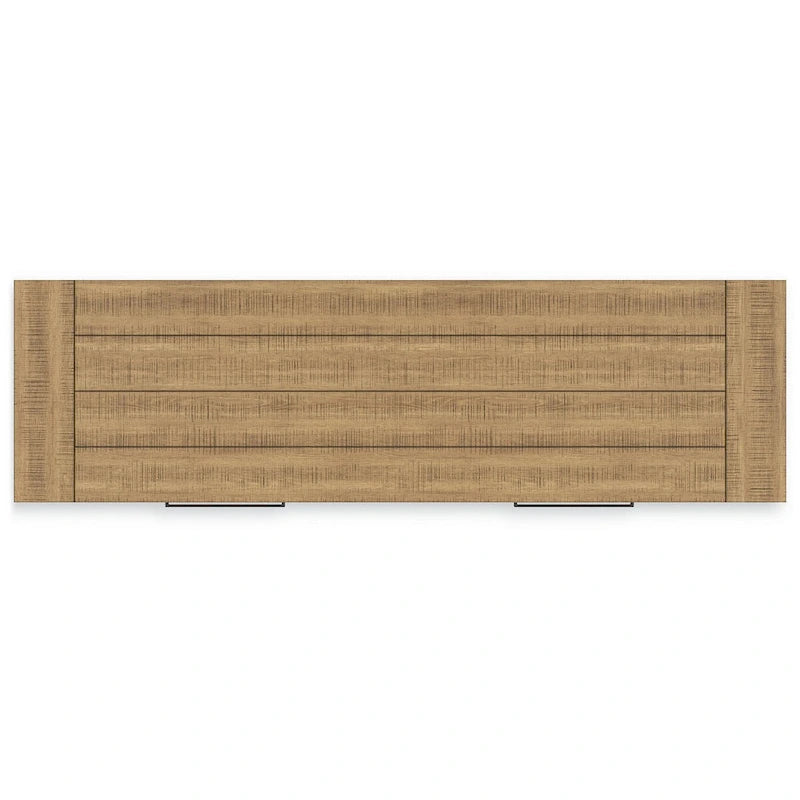 Buffet marron - 65,88cm de large x 19cm de profondeur x 36,13cm de haut