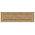 Buffet marron - 65,88cm de large x 19cm de profondeur x 36,13cm de haut