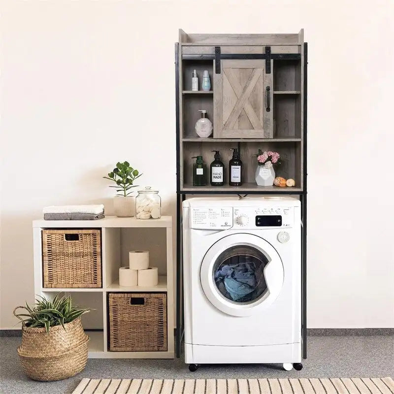 Meuble de rangement pour toilettes - 23,5 P x 64,5 L x 172 H cm