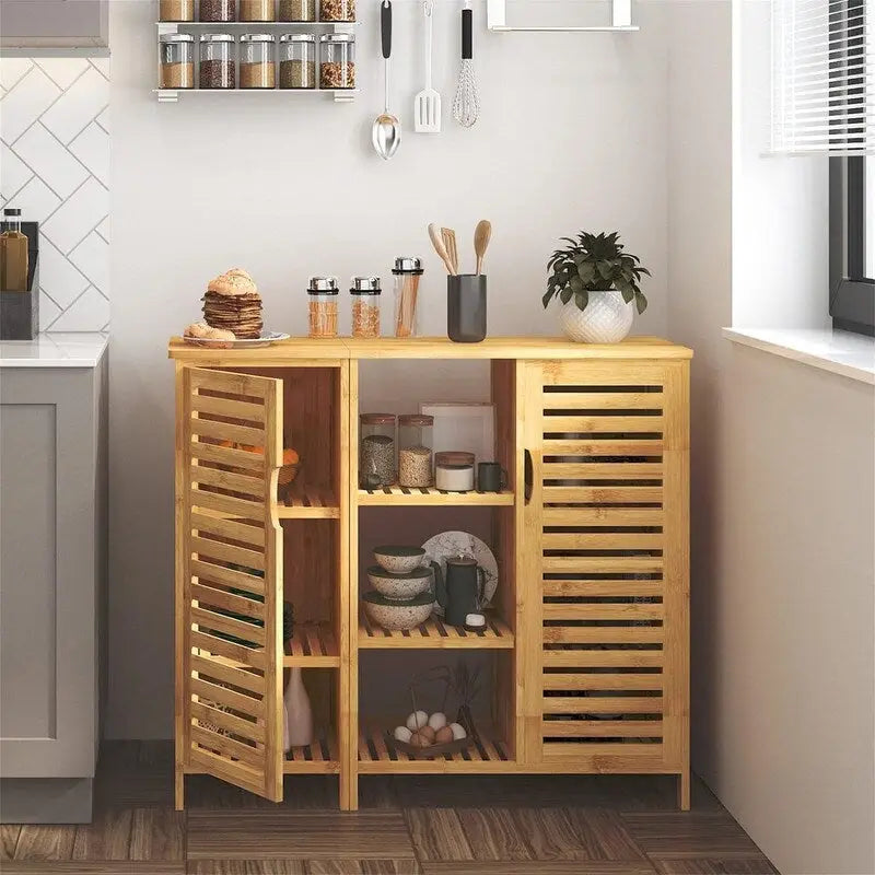 Meuble de salle de bain bas sur pied