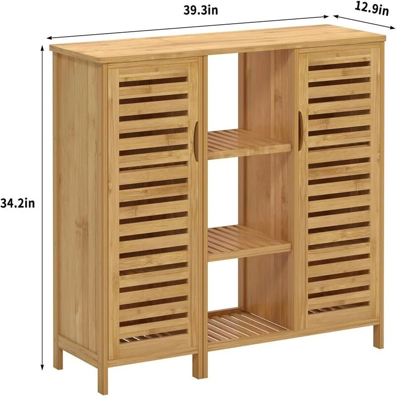 Meuble de salle de bain bas sur pied