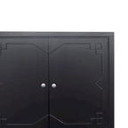 Buffet 4 portes avec portes de style oriental pour le salon
