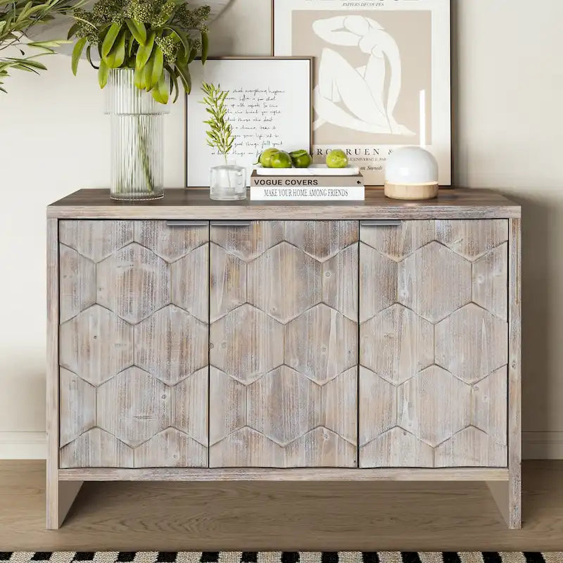 Buffet en bois de style fermier