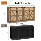 Bahut rotin-style campagnard porte de grange