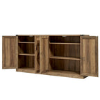 Bahut rotin-style campagnard porte de grange