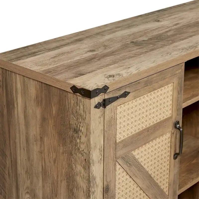 Bahut rotin-style campagnard porte de grange