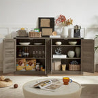 Bahut rotin-style campagnard porte de grange